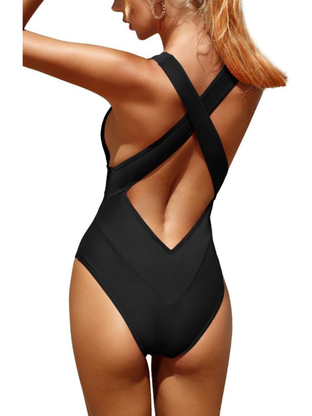 Sexy High Cut One Piece Swimsuit - Cheeky Bathing Suit for Beach & Pool Fun